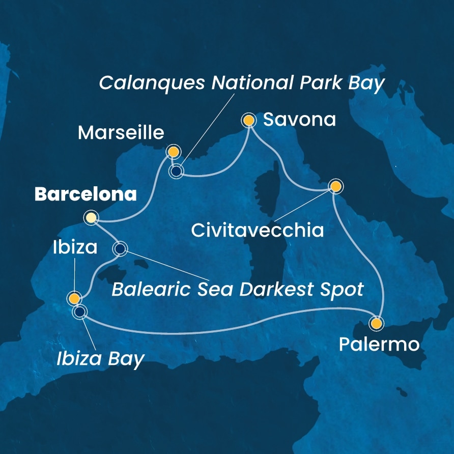 Mapa Costa Smeralda verano 2026
