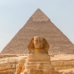 Esfinge y Pirámide de Keops, Giza, Egipto