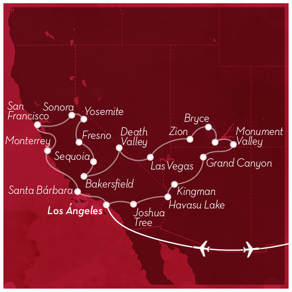 Ruta Western Discovery usa