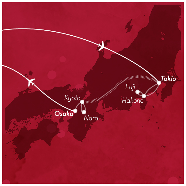 Mapa Japón Express
