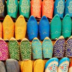 Marruecos, babuchas, Kasbah